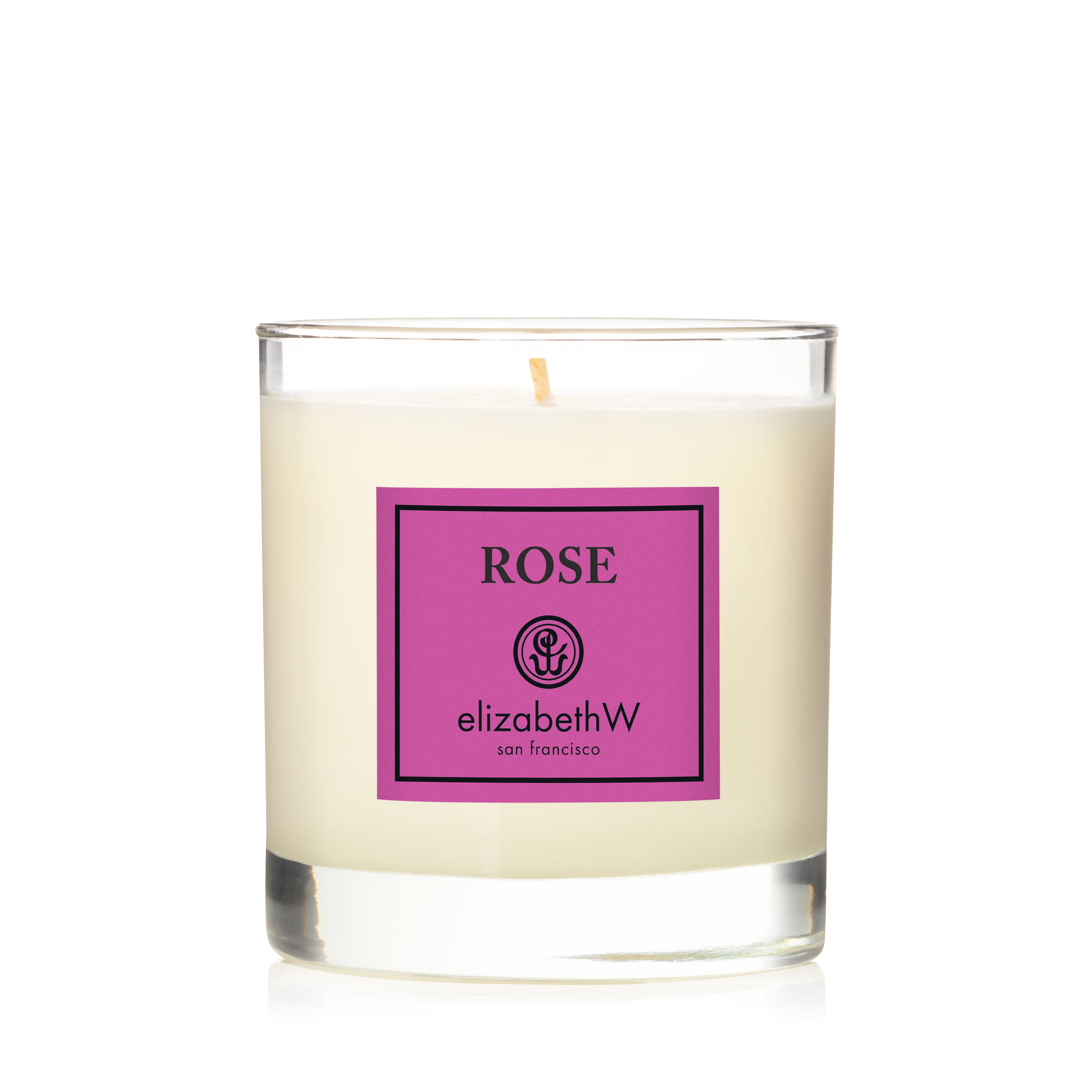 elizabethW Rose Perfume Candle