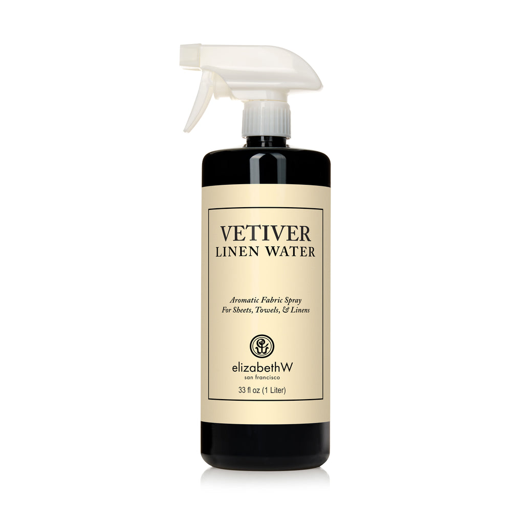 elizabethW Vetiver Linen Water – Fabric & Sheet Spray