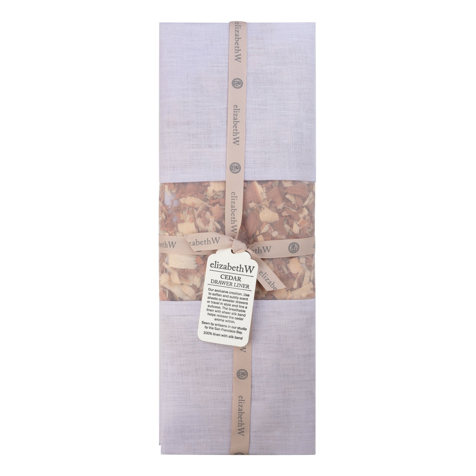 Cedar Drawer Liner in a purple Linen color