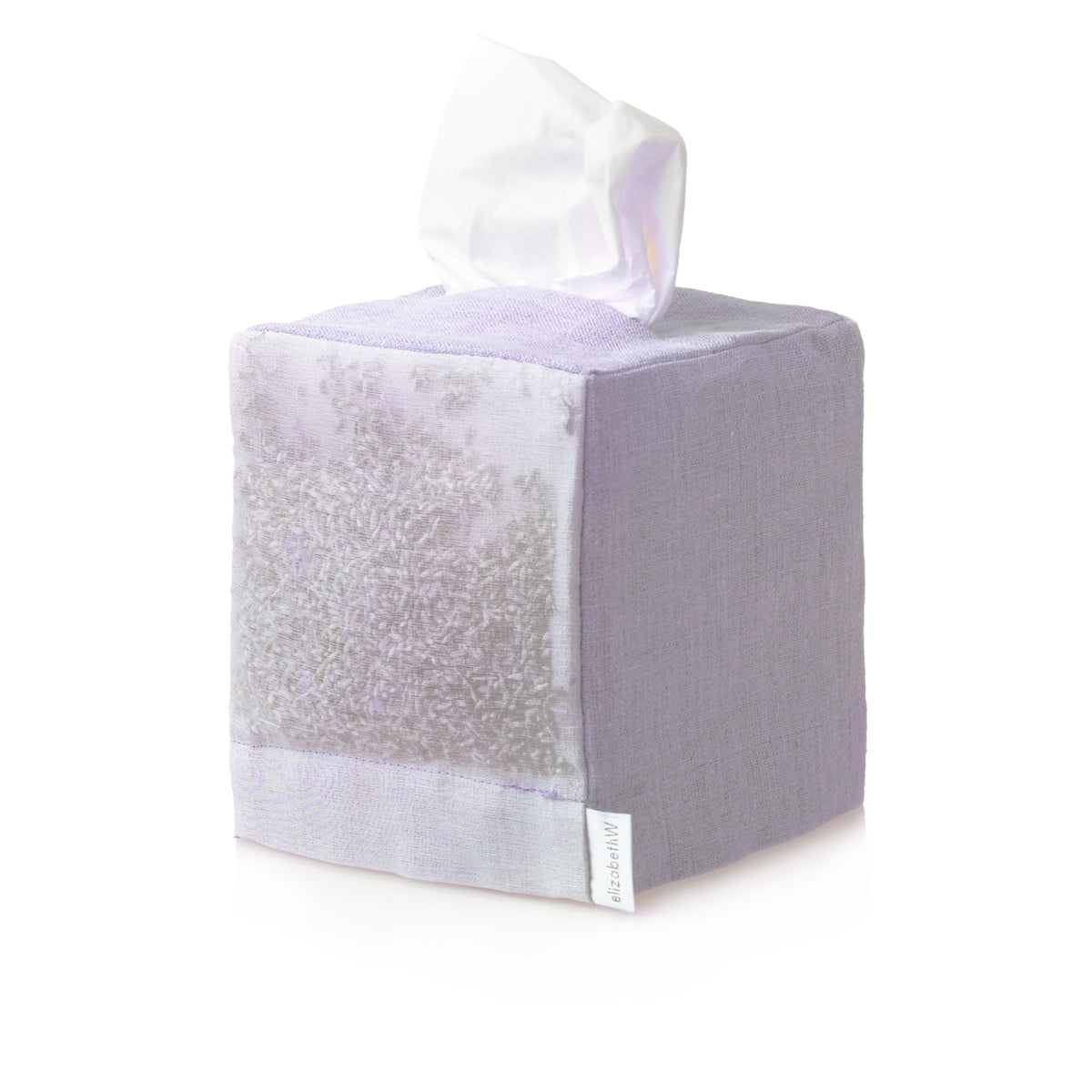 Lavender Square Tissue Cover Purple
